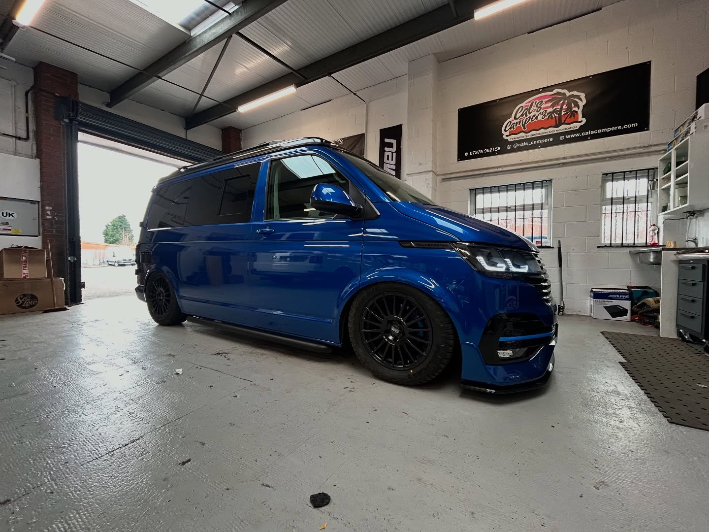 VW Transporter with complete exterior styling package